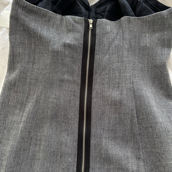 NWT Black & White & Sequin Bodice Dress - Picture 6 of 9